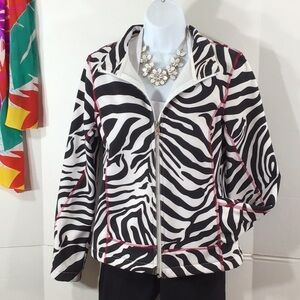 UBU b/w zebra scuba jacket M